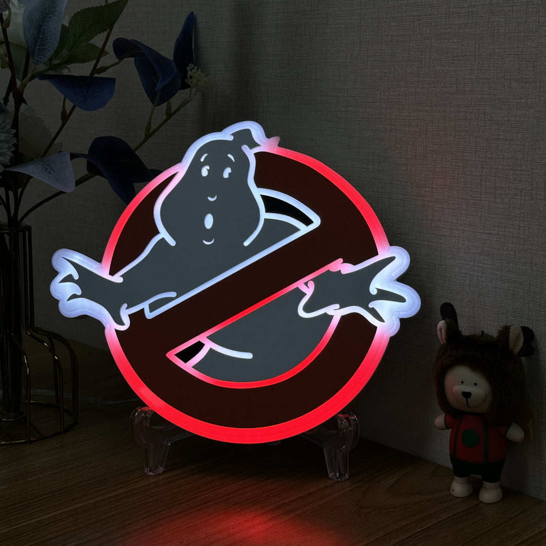 "Ghostbusters, dangers Arrêtez l'entrée" Neon Like