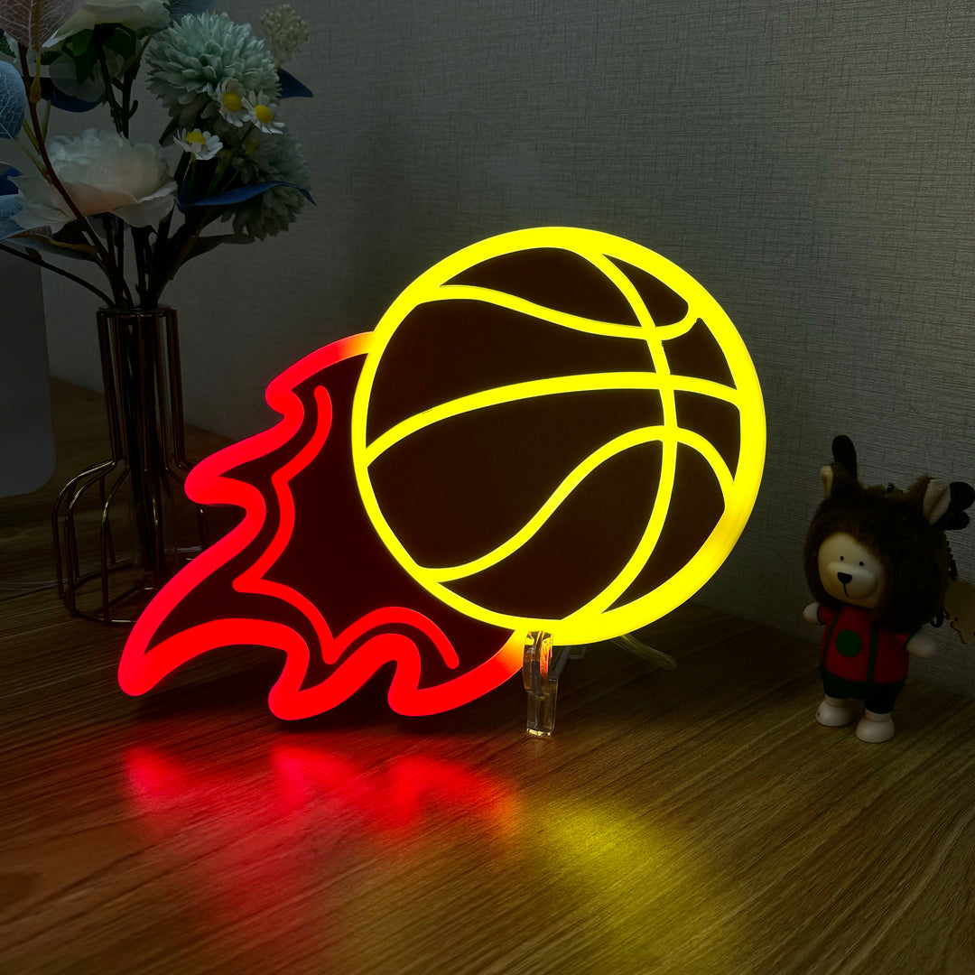 "Basket-ball flamboyant" Neon Like