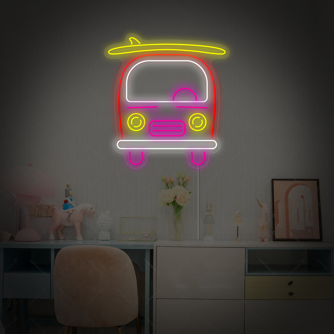 "Bus" Enseigne Lumineuse en Néon