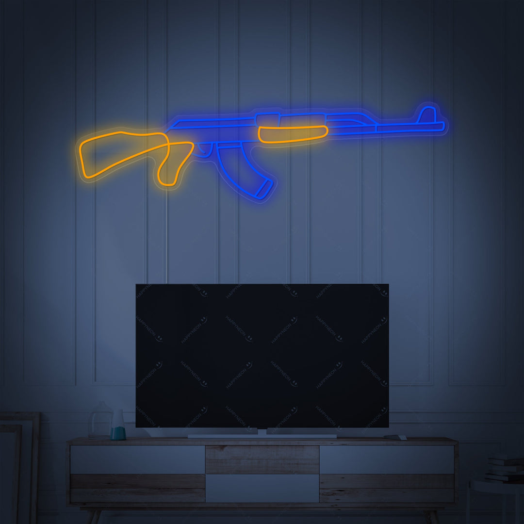 "Ak47" Enseigne néon