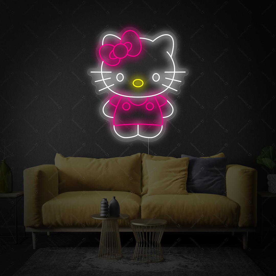 "Hello Kitty" Enseigne néon