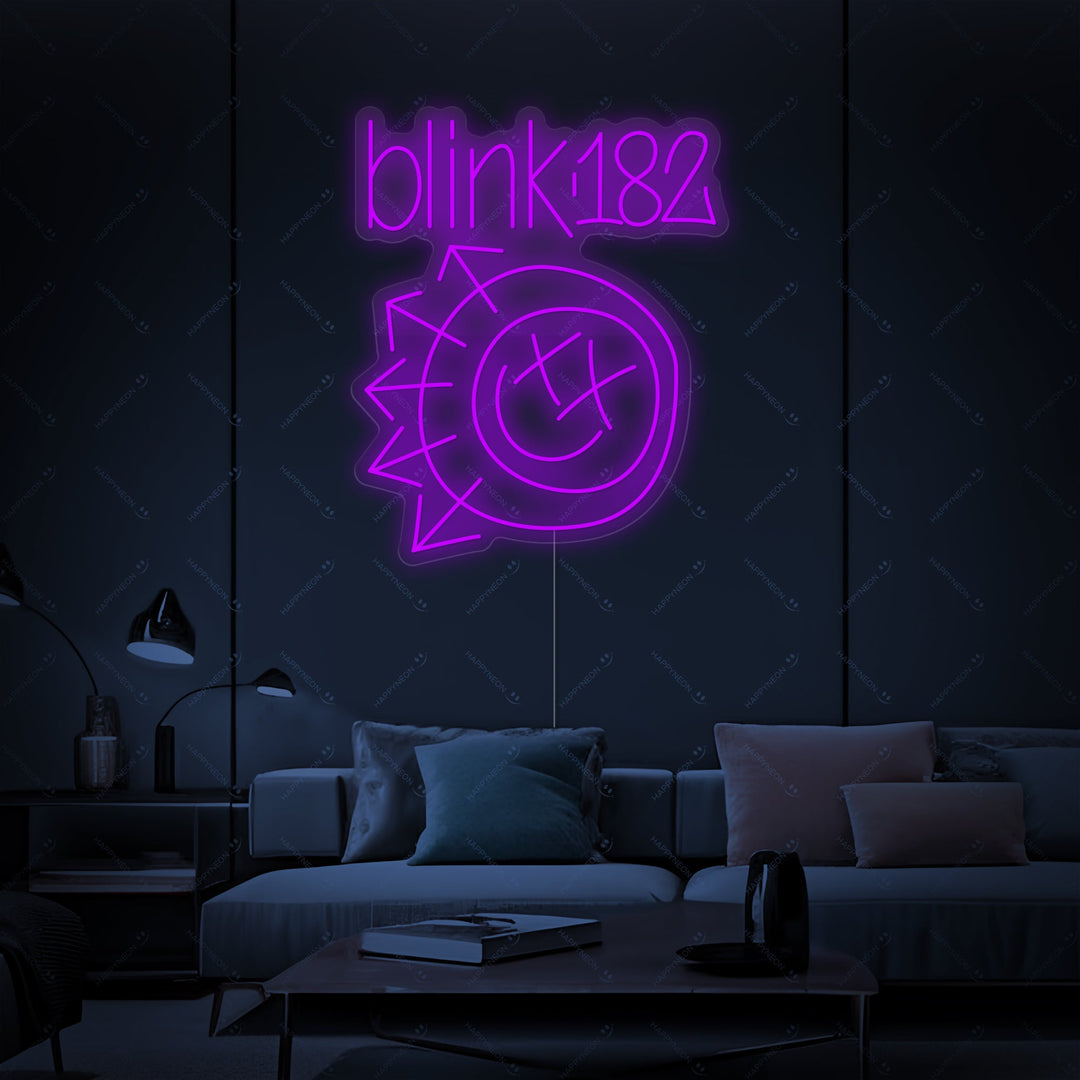 "Blink 182" Enseigne néon
