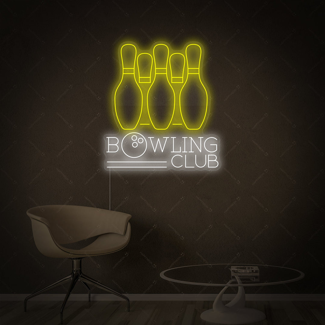 "Bowling Club" Enseigne néon