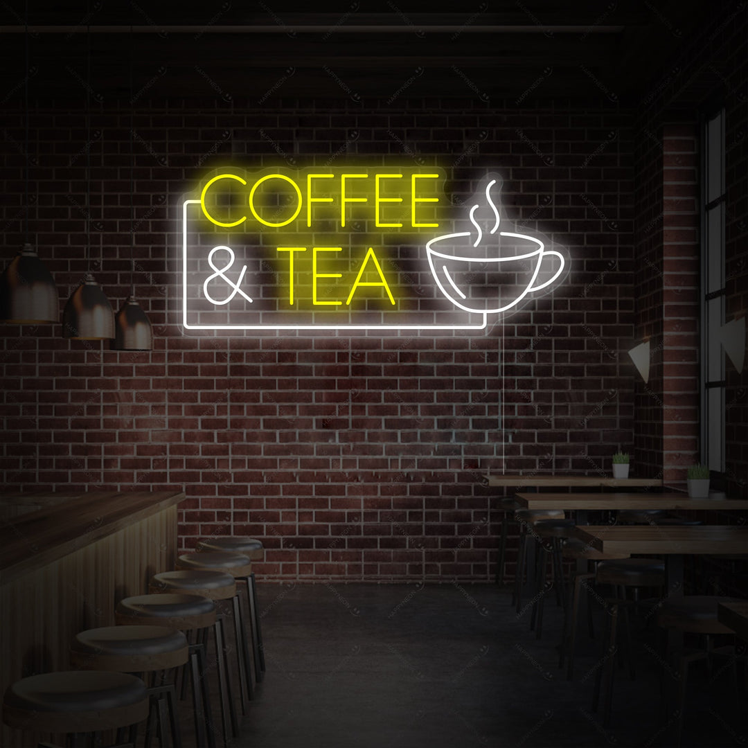 "Coffee & Tea" Enseigne néon
