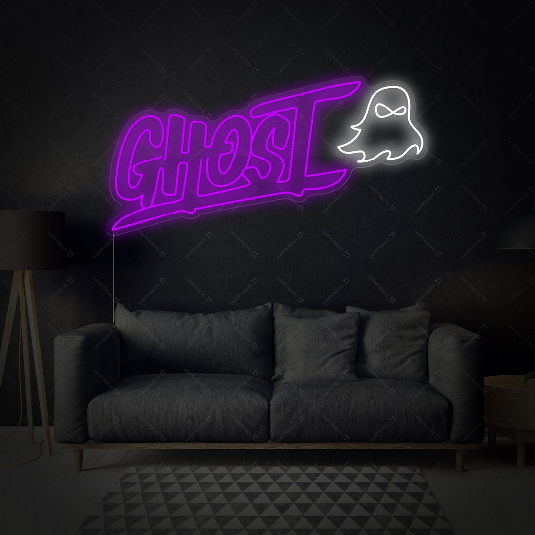"Ghost" Enseigne néon