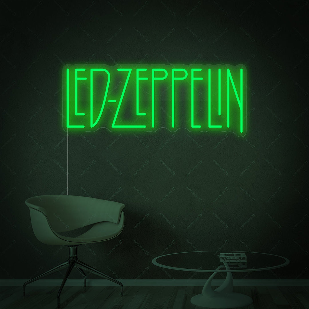 "LED Zeppelin" Enseigne néon