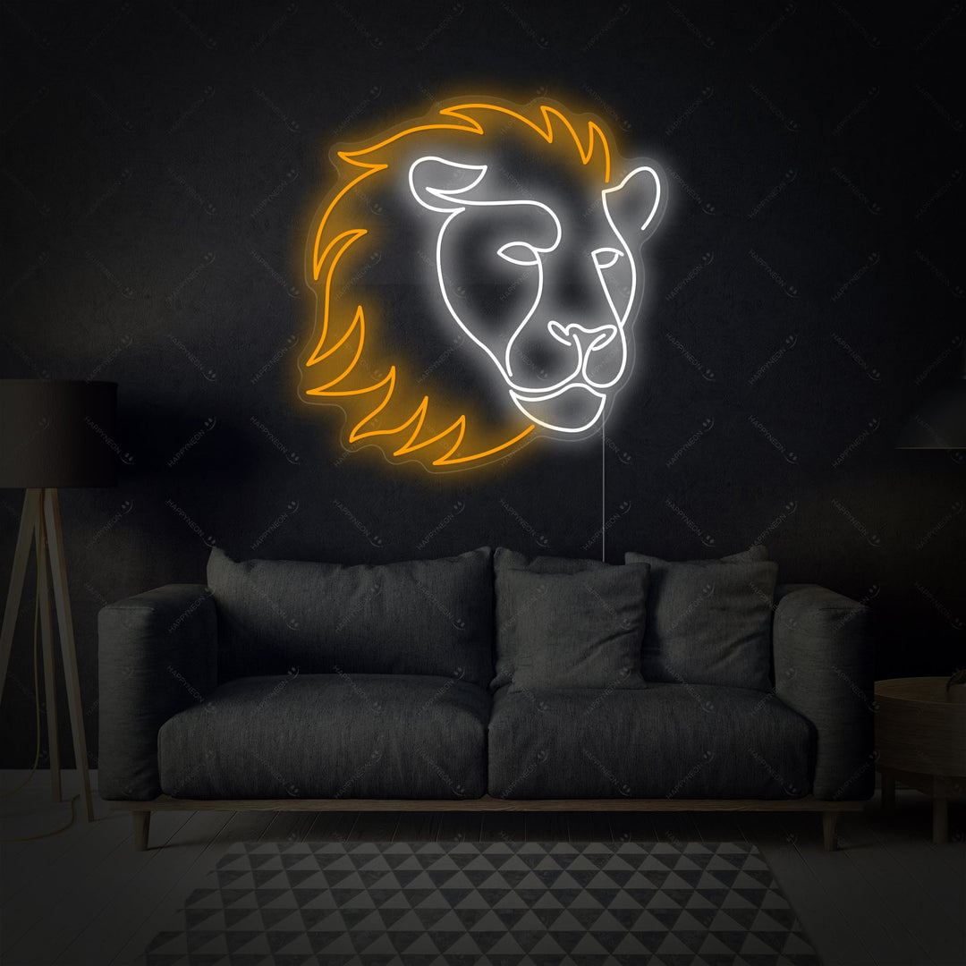 "Lion" Enseigne néon