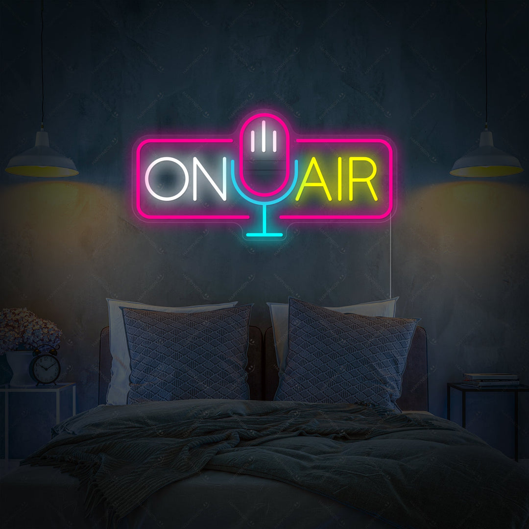 "On Air" Enseigne néon