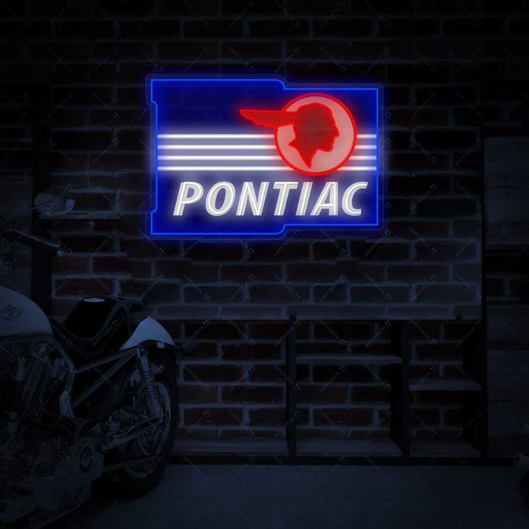 "Pontiac" Enseigne néon