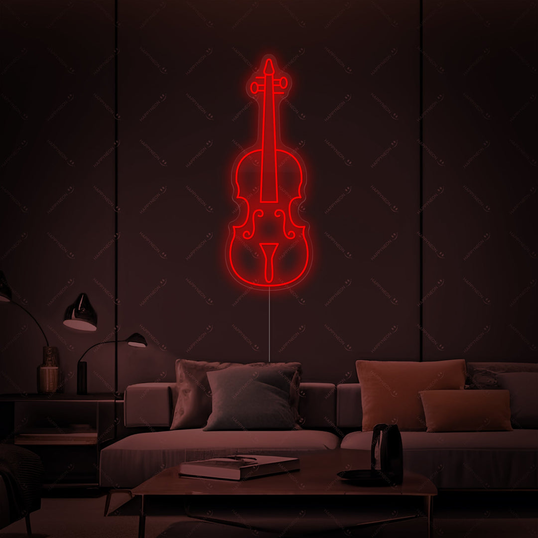 "Violon" Enseigne néon