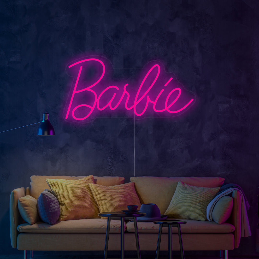 "BARBIE" Enseigne Lumineuse en Néon