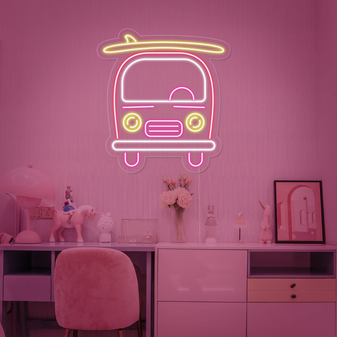 "Bus" Enseigne Lumineuse en Néon