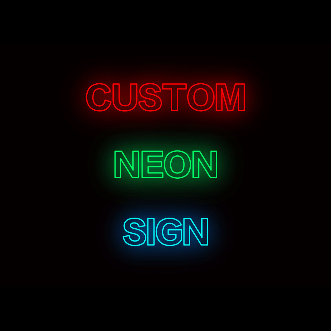 "Personnalisé" Enseigne Lumineuse en Néon