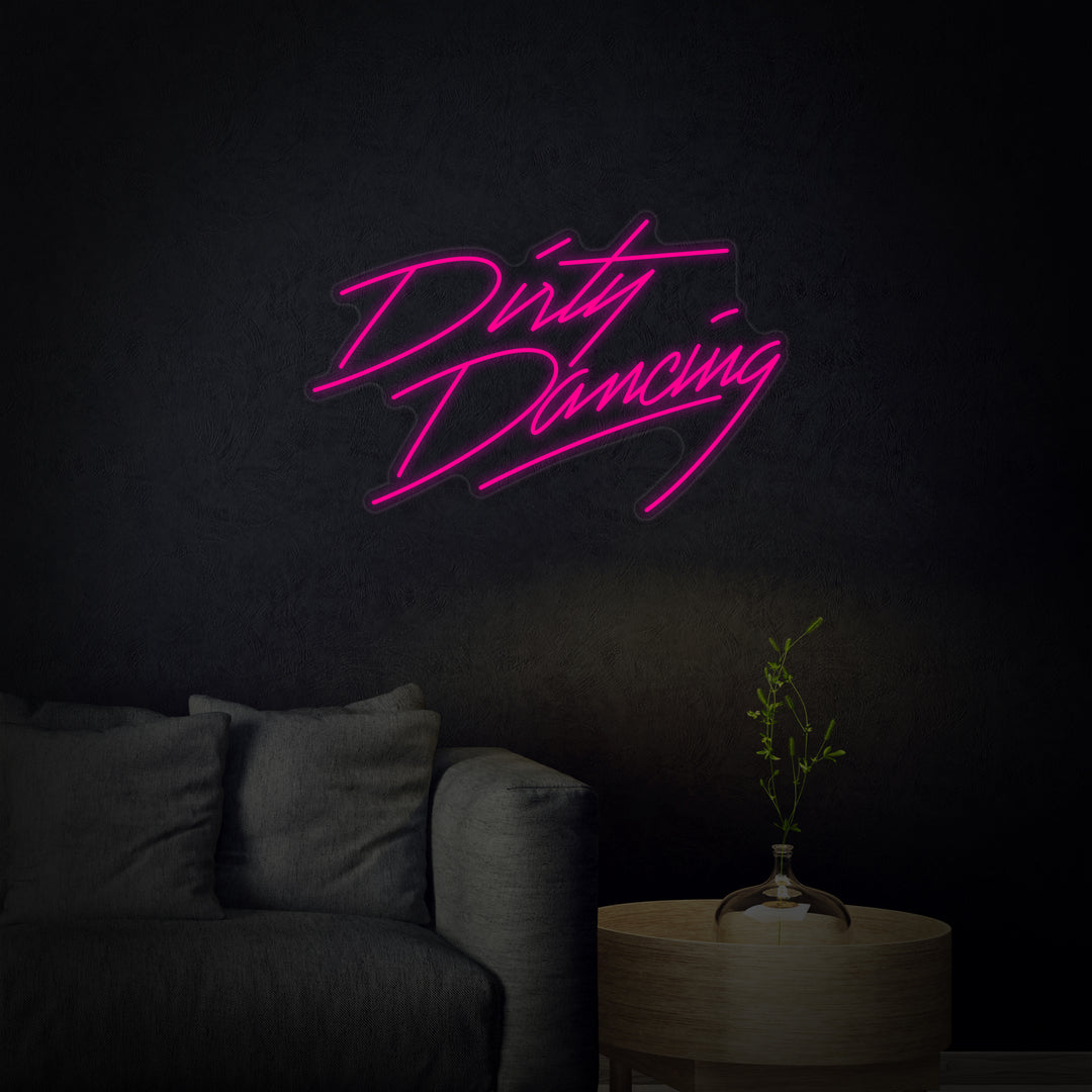 "Dirty Dancing" Enseigne Lumineuse en Néon