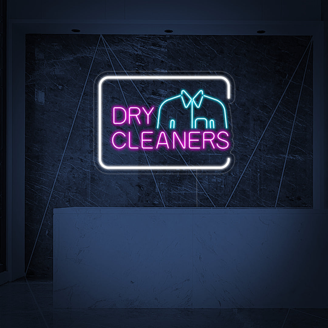 "Dry Cleaners" Enseigne Lumineuse en Néon