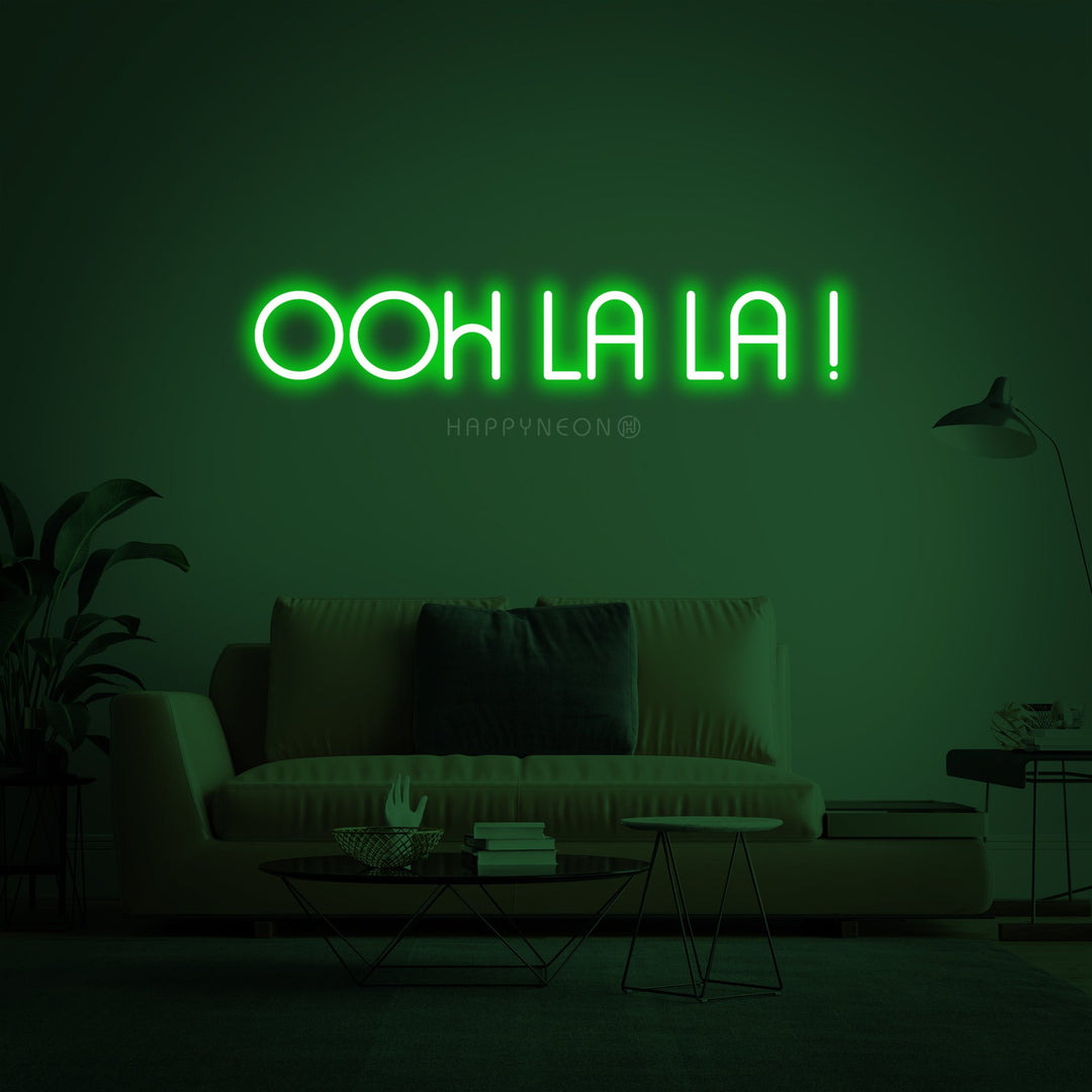 "Ooh La La" Enseigne Lumineuse en Néon