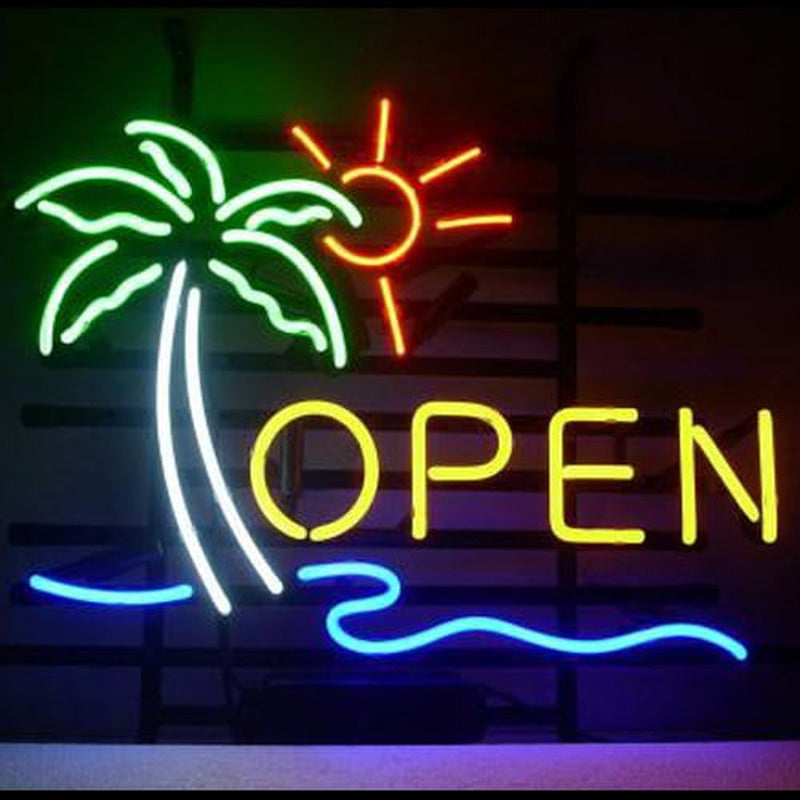 "Open, Bar" Enseigne Lumineuse en Néon