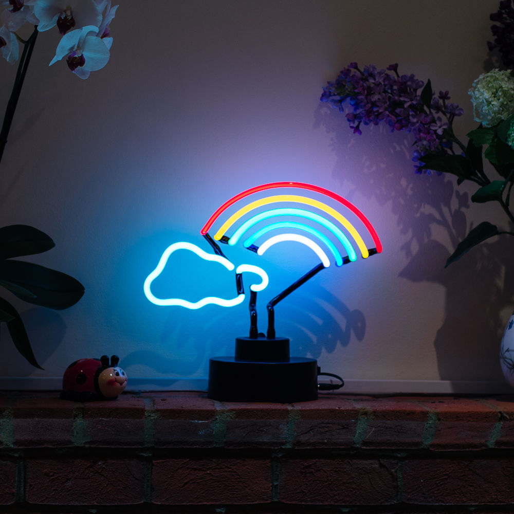 "Rainbow" Tableau Enseigne Au Néon, Enseigne Au Néon En Verre