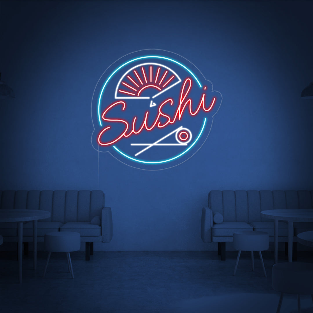"Sushi" Enseigne Lumineuse en Néon
