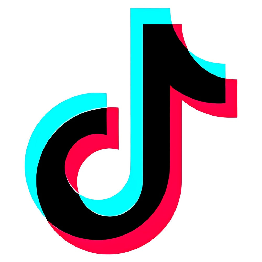 Référence du logo TikTok pour une enseigne au néon personnalisé