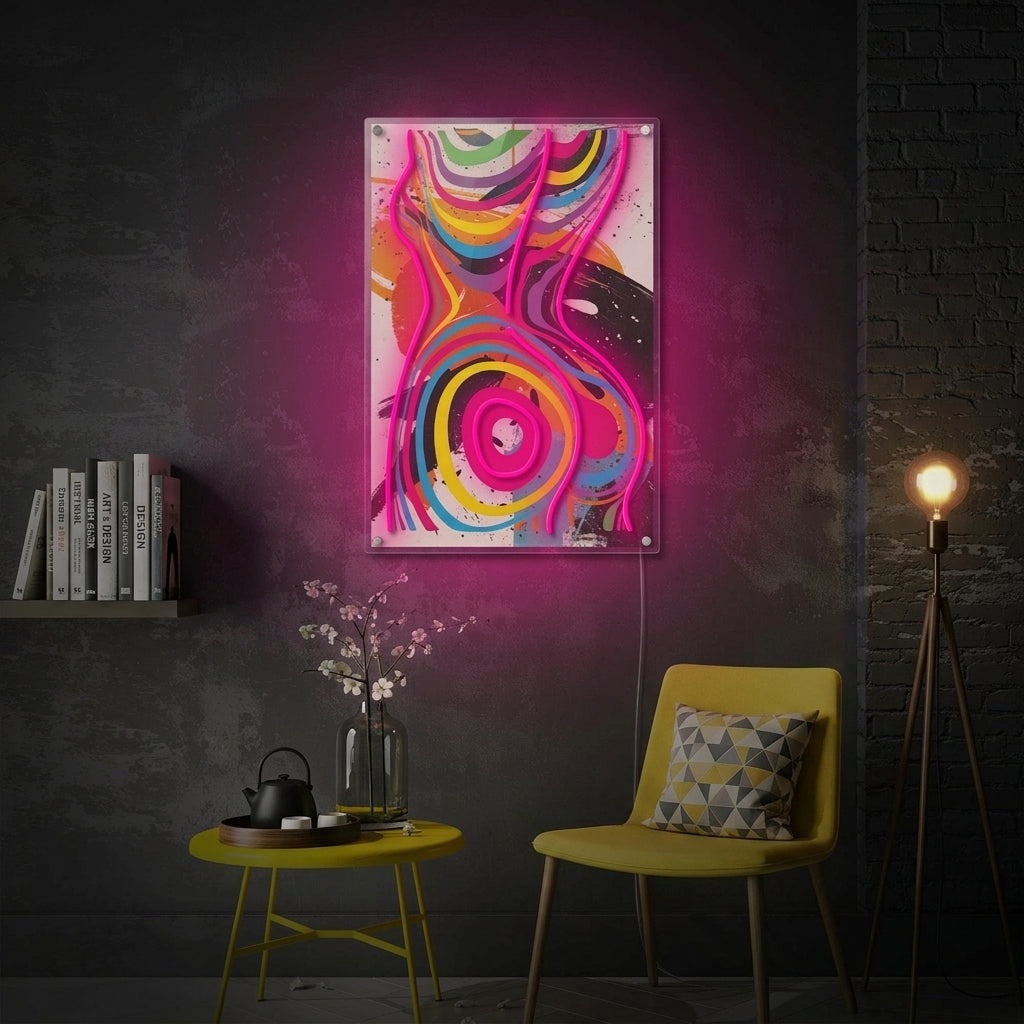 "Déesse lumineuse" Enseigne néon