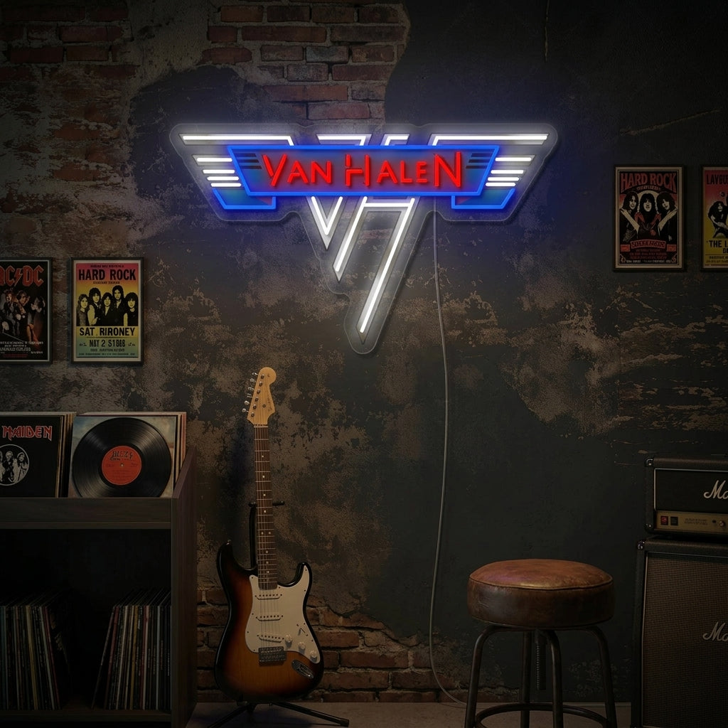"Van Halen" Enseigne néon