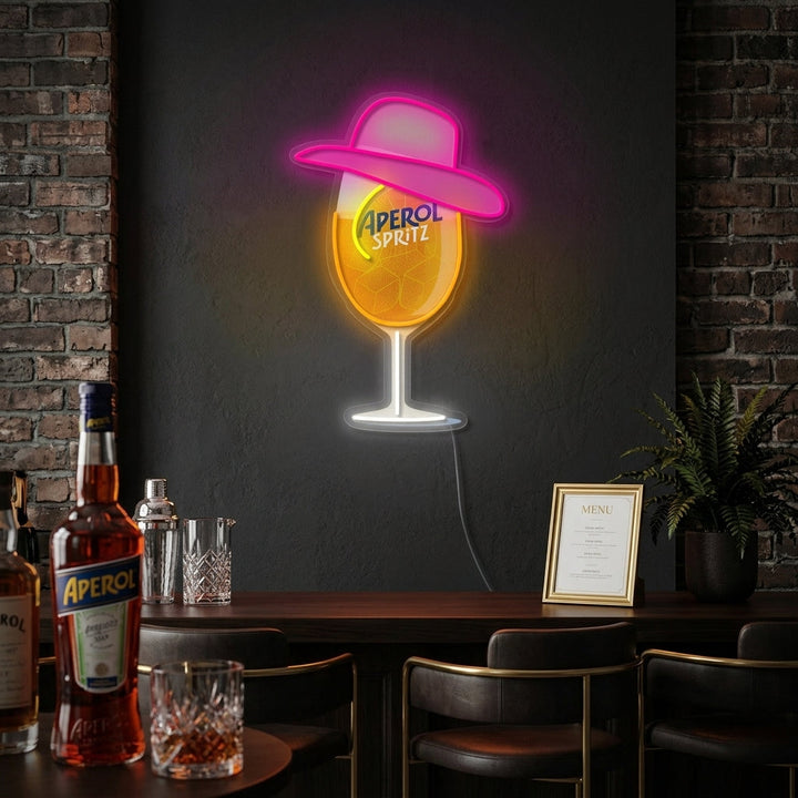 "Miss Aperol" Enseigne néon