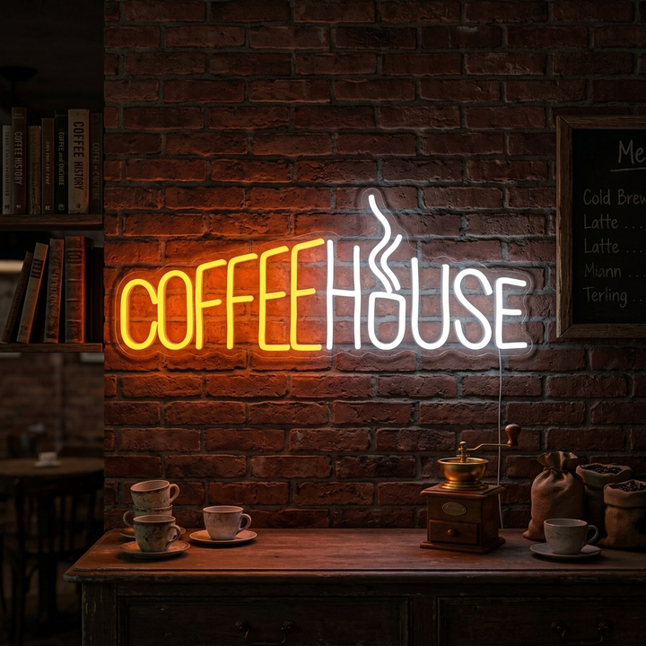 "Coffee House" Lumineuse en Néon