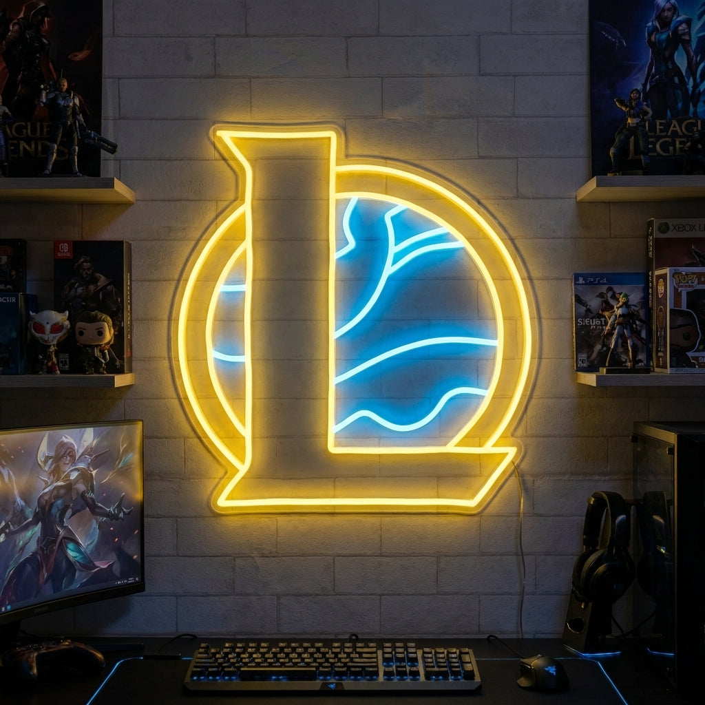 "Legends Logo" Enseigne Lumineuse en Néon