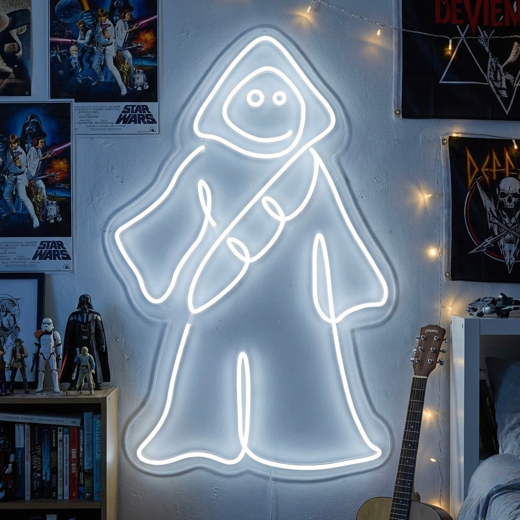 "Jawa Peuple Des Sables" Enseigne Lumineuse en Néon