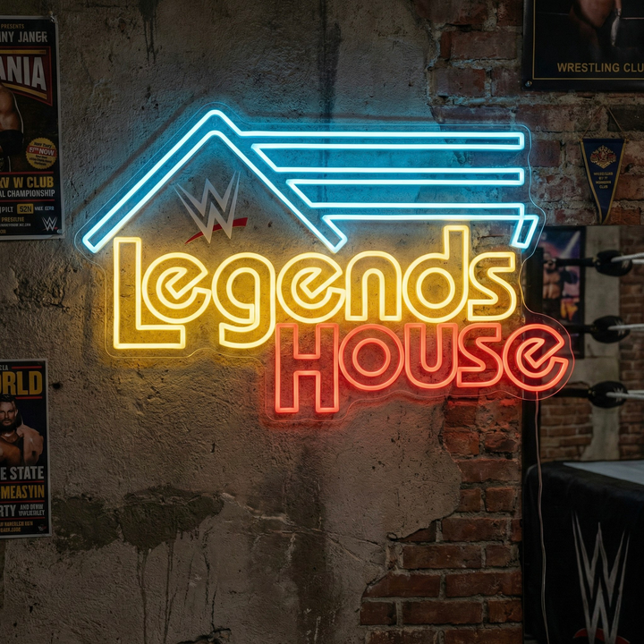 "Wwe Legends House" Enseigne néon