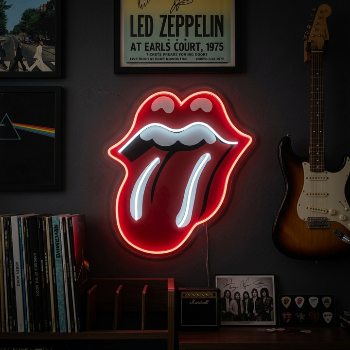 "Rolling Stones" Enseigne néon