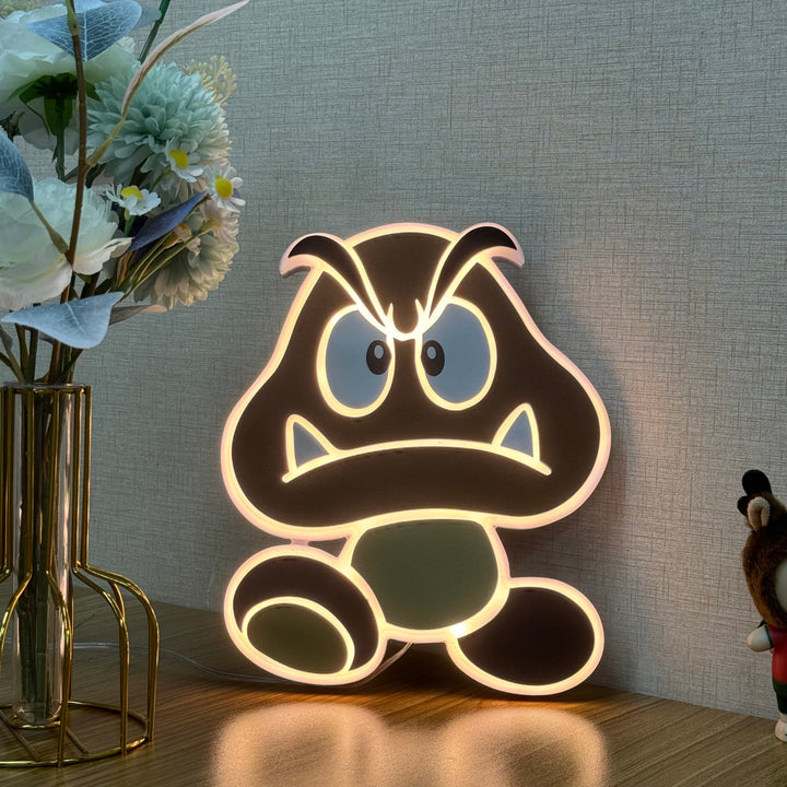 "Mario Goomba" Neon Like