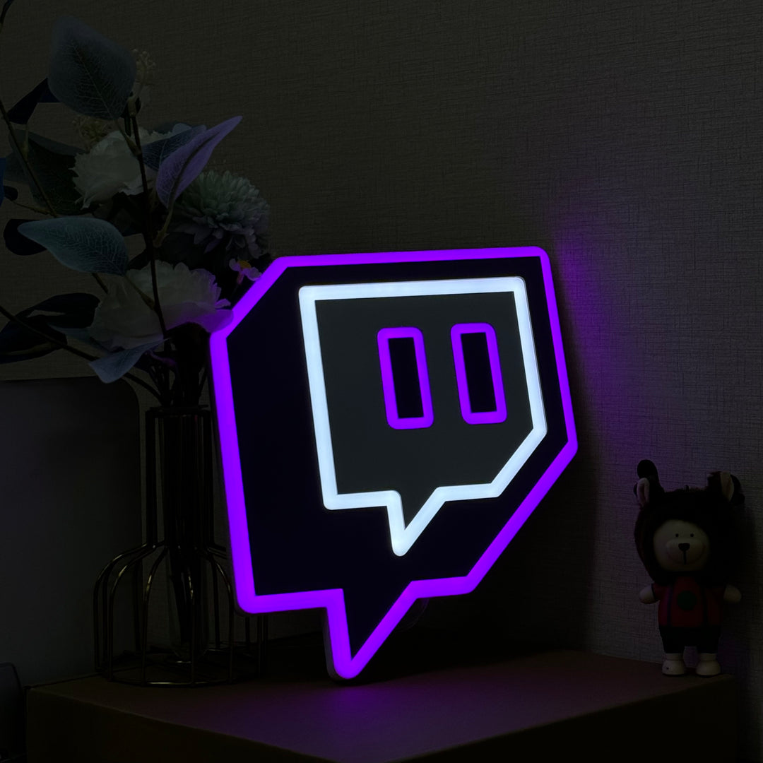 "Logo Twitch" Neon Like