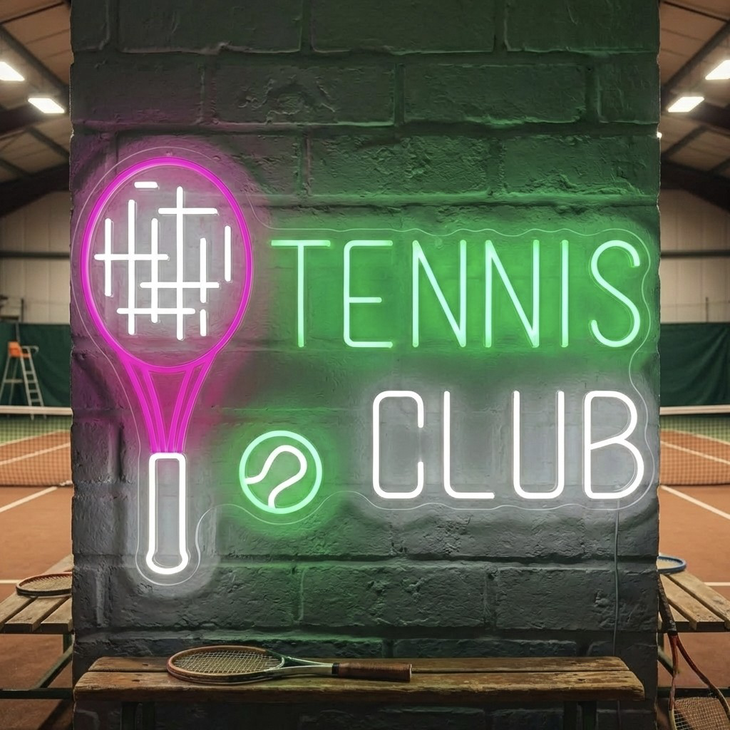"Tennis Club" Enseigne néon
