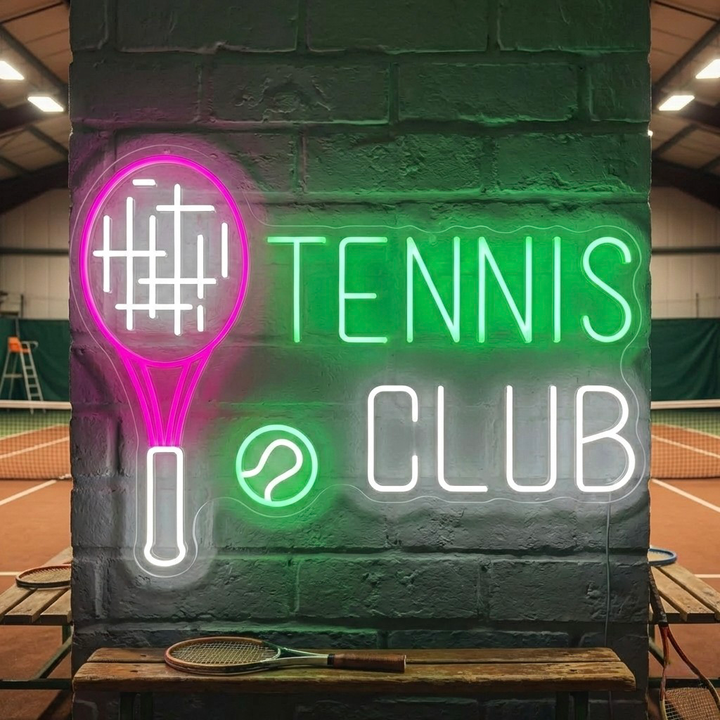 "Tennis Club" Enseigne néon