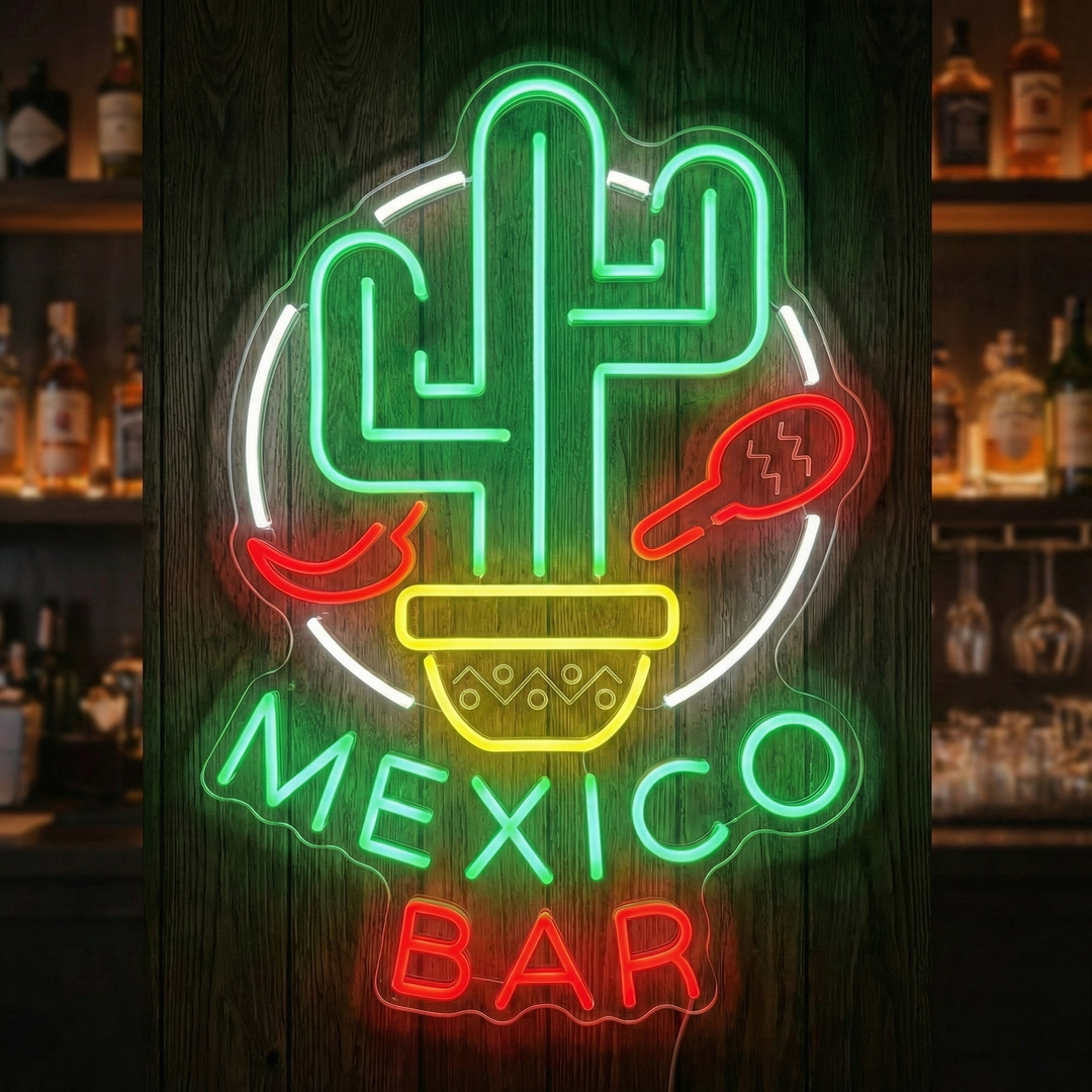 "Mexico Bar" Enseigne néon