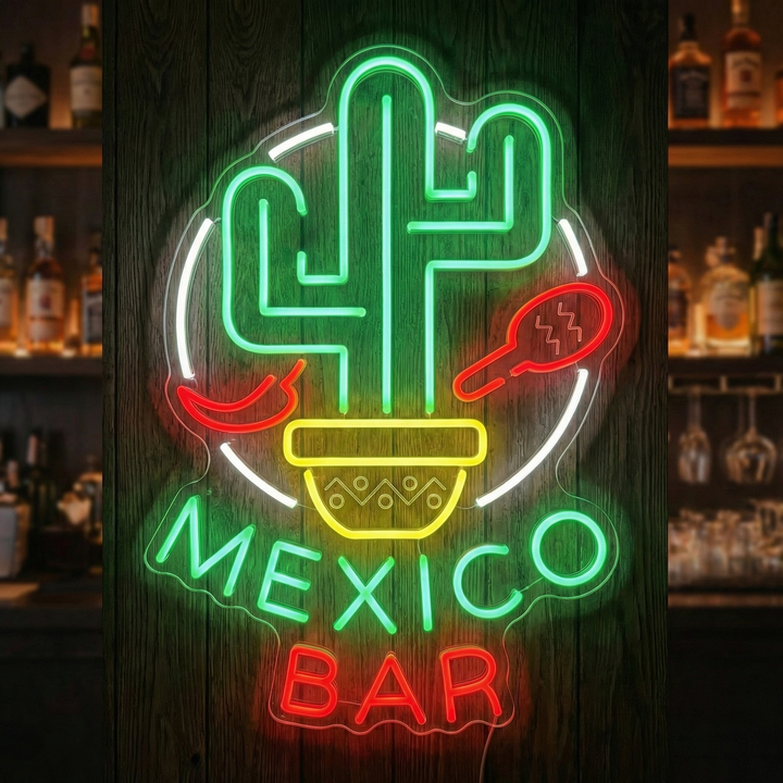 "Mexico Bar" Enseigne néon