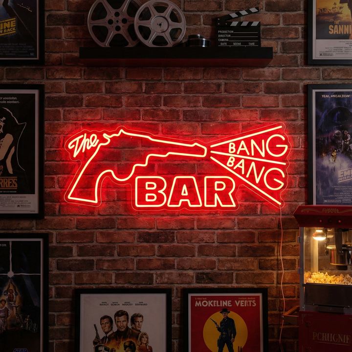 "Bang Bang Bar" Enseigne néon