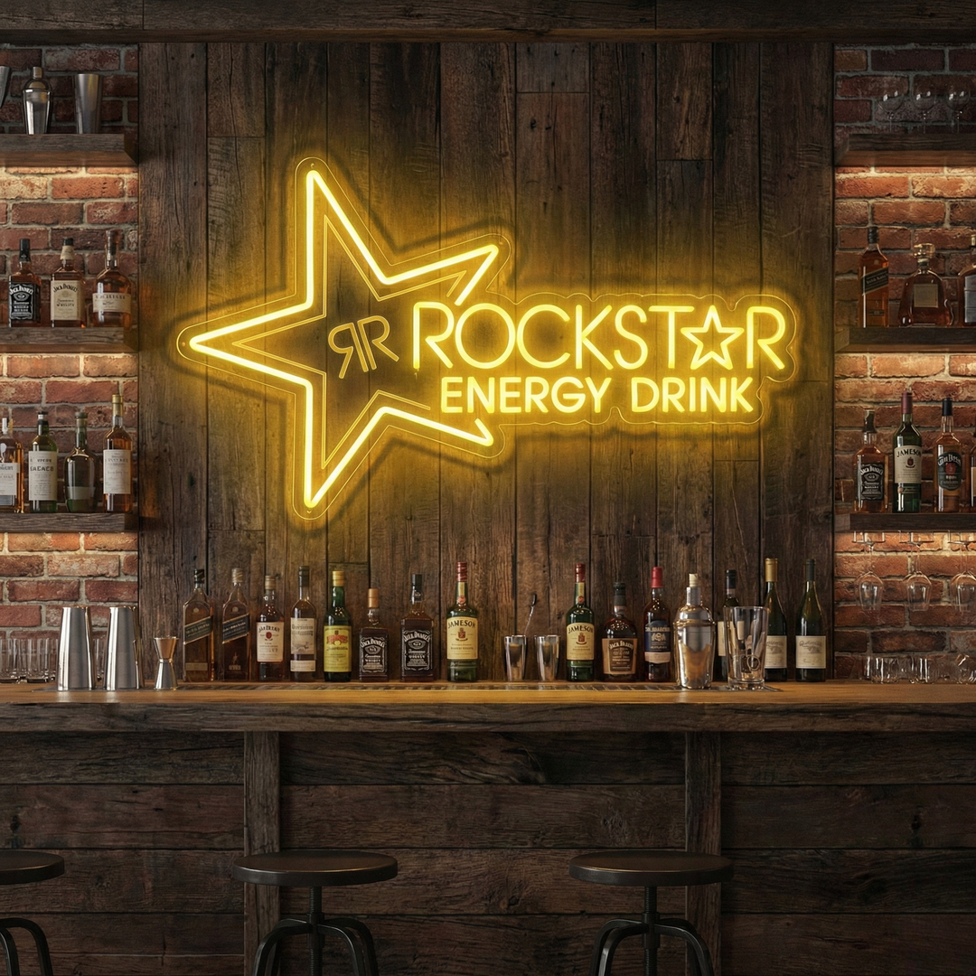 "Rockstar" Enseigne néon