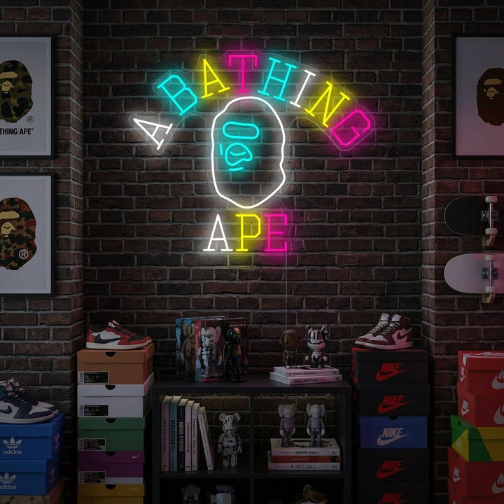 "Bathing Ape" Enseigne néon