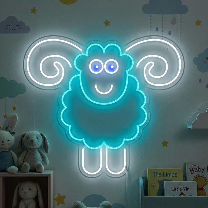 "Mouton" Enseigne néon