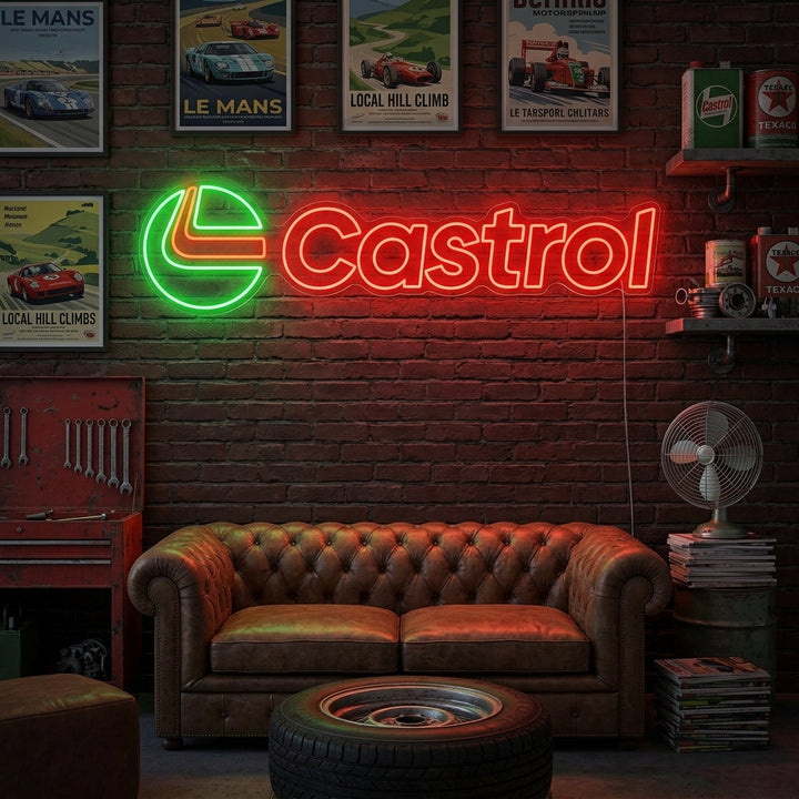 "Logo Castro" Enseigne néon