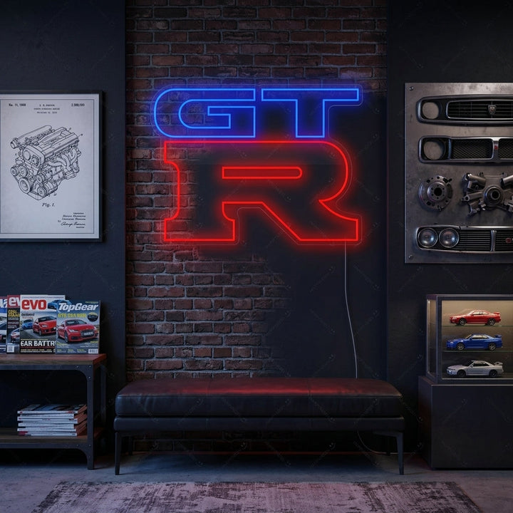 "GTR Logo" Enseigne néon