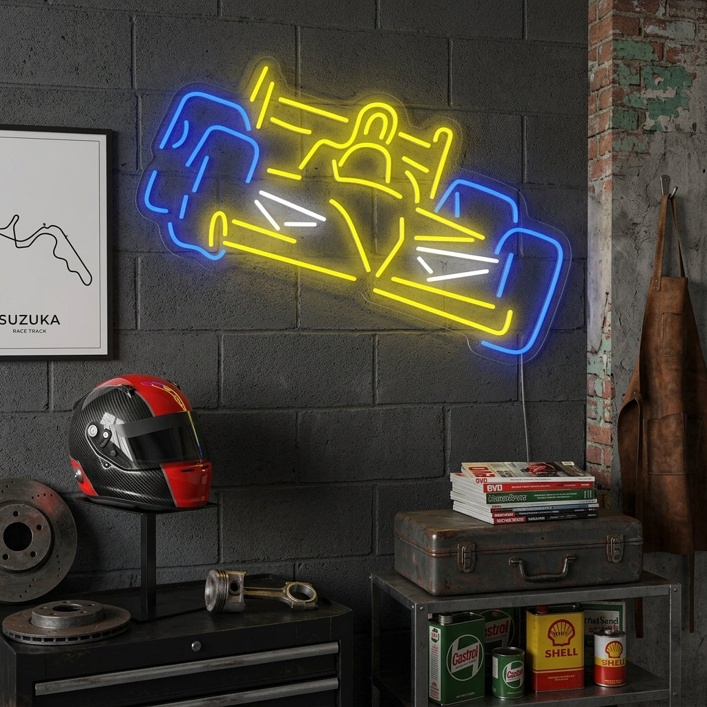 "Formule A Racing" Enseigne néon