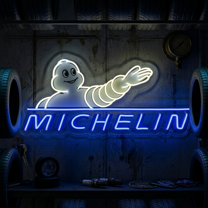 "Logo Michelin" Enseigne néon