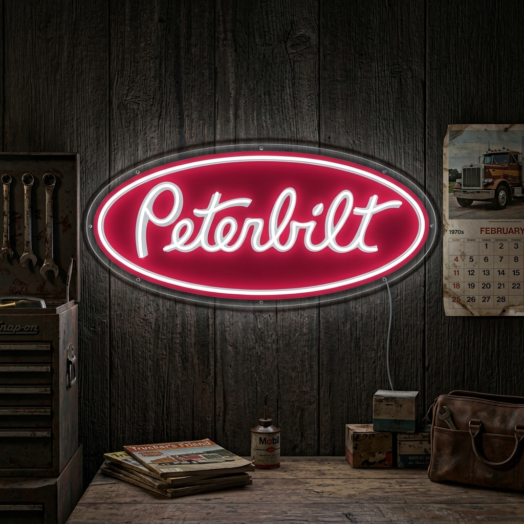 "Logo Peterbil" Enseigne néon