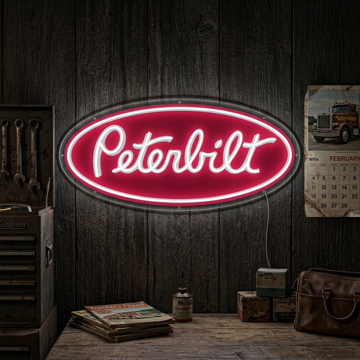 "Logo Peterbil" Enseigne néon