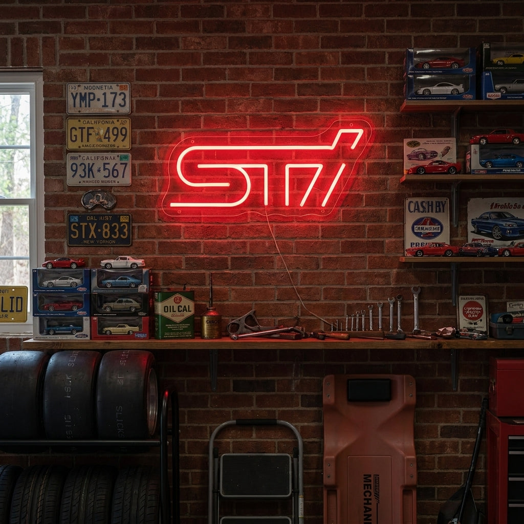 "Logo Sti" Enseigne néon