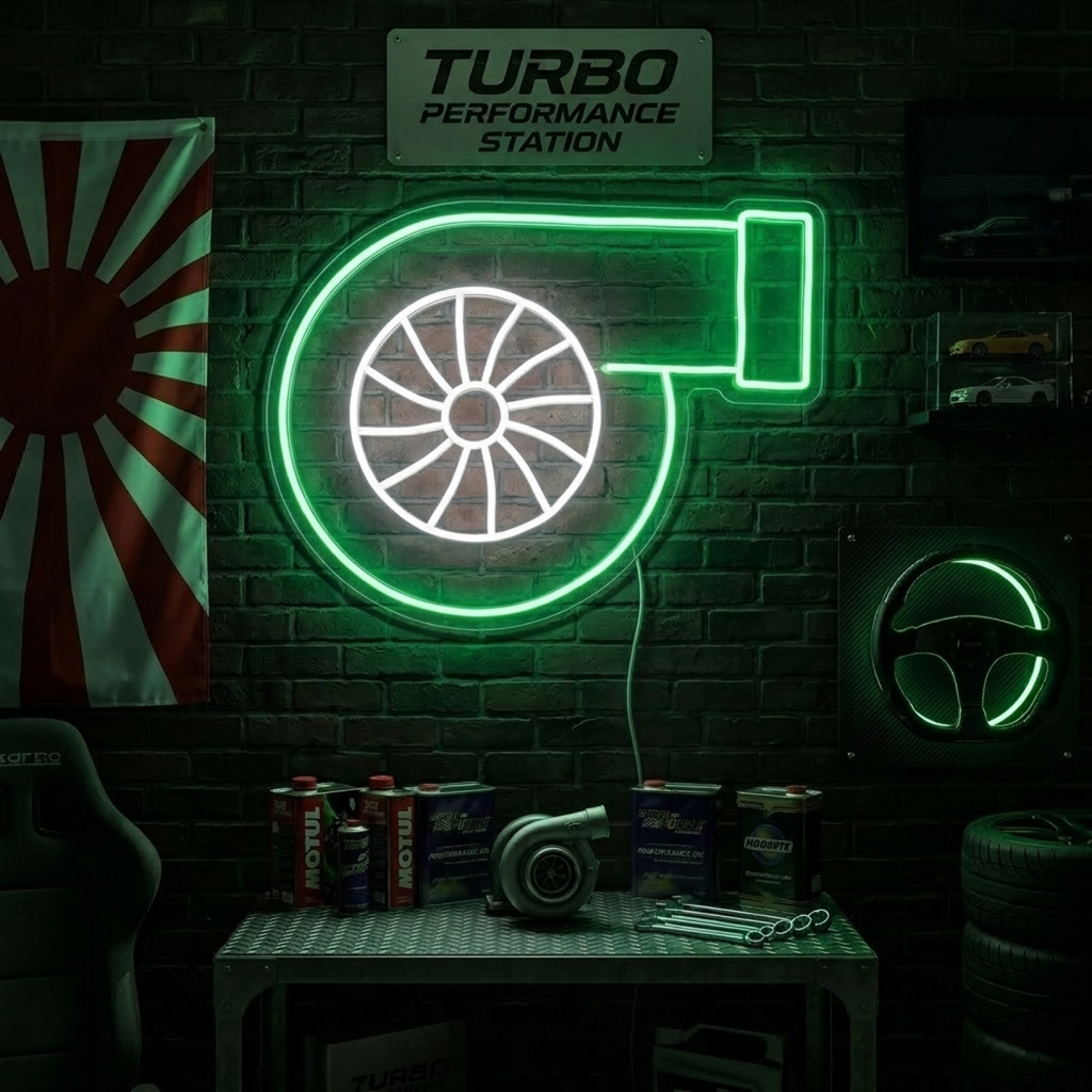 "Turbo" Enseigne néon
